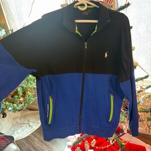 Polo by Ralph Lauren Black and Blue Performance Jacket